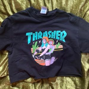Thrasher Crop Top